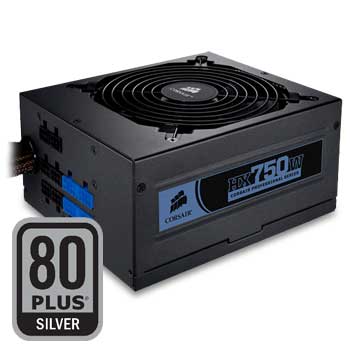 750W Corsair CMPSU-750HXUK, SLi, ATX, EPS12V, Modular, UK Version - 7 Year Warranty