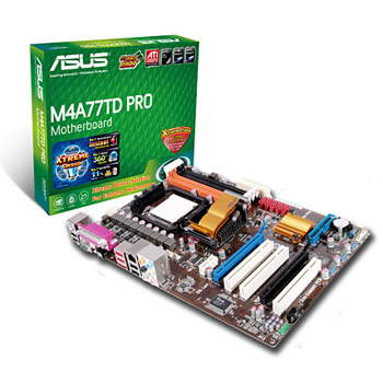 Asus M4A77TD Pro, AMD 770, AM3, PCI-E 2.0(x16), DDR3 1800(OC), SATA 3GB/s, SATA RAID, ATX