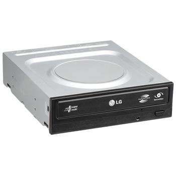 LG GH22LS50 22x DVD±R, 12x DVD±DL, DVD+RW x8/-RW x6, DVD-RAM x12, SATA Black L/S OEM