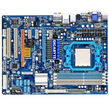Gigabyte GA-MA785GT-UD3H, AMD 785G, AM3, DDR3 1066/1333/1800, SATA 3Gb/s RAID, ATX, VGA