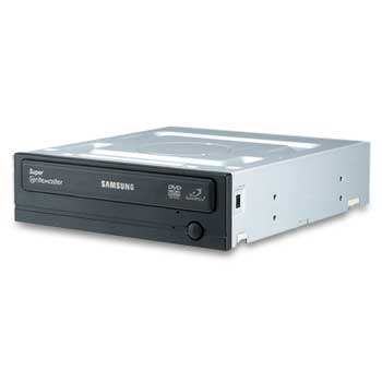 Samsung SH-S222L/BEBE 22x DVD±RW IDE Dual Layer Lightscibe Drive (Black) - OEM