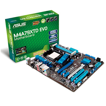 Asus M4A79XTD EVO, AMD 790X, AM3, PCI-E 2.0(x16), DDR3 1333/1600/1800, SATA 3Gb/s, ATX