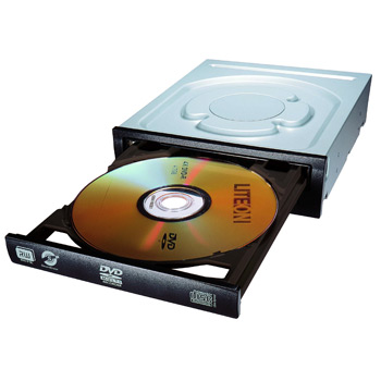 LiteOn IHAS324-32 24x DVD±R, 8x DVD±DL, DVD+RW x8/-RW x6, DVD-RAM x12, SATA, Black, Retail