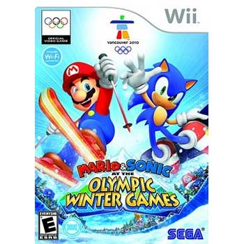 Mario & Sonic at the Olympic Winter Games (SEGA) WII Game collection of Olympic based Winter Games
