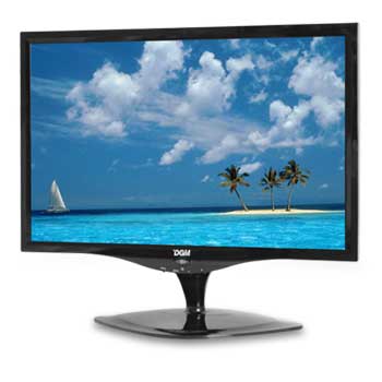 22" Digimate - DGM L-2262WD Black, Widescreen LCD, 5 ms, DVI/VGA, 1680x1050, 700:1, Speakers