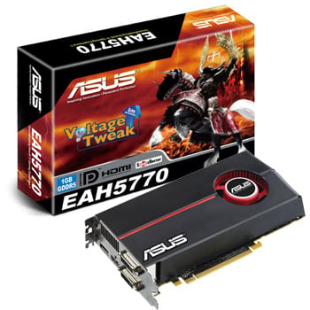 1GB Asus HD5770, PCI-E 2.0(x16), 4800MHz GDDR5, GPU 850MHz, 800 Cores, 2x DL DVI-I/HDMI