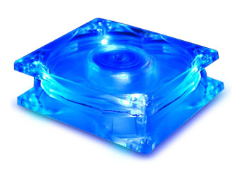 120mm Coolermaster Silent Internal Case Fan with Blue LED Quiet 22db 