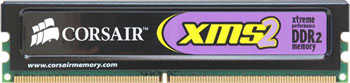 1GB Corsair XMS2, DDR2 PC2-6400 (800), 240 Pins, Non-ECC Unbuffered, CAS 5-5-5-18