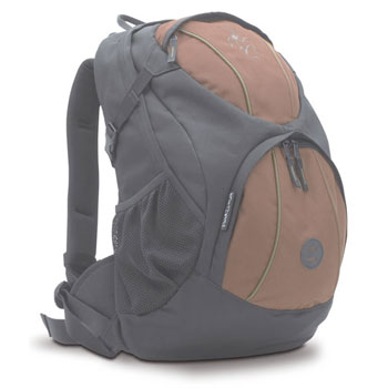 Pakuma Akara K1 Computer Back Pack Black/Brown - Green trim