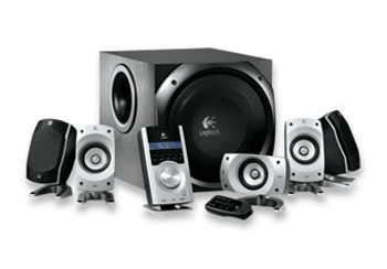 Logitech Z-5500 5.1 Speakers Digital THX/Dolby/DTS Hardware Decoder 500W RMS