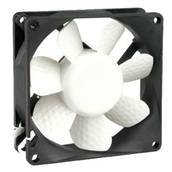 80mm Sharkoon 2000 "Golf Ball" Quiet 17.8 dB(A) Case Fan - 22.7 CFM