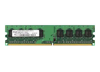 1GB, DDR2 PC2-6400 (800), 240 Pins, Non-ECC Unbuffered, CAS 5