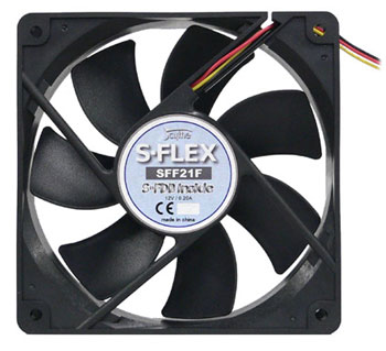 120mm Scythe S-FLEX SFF21F Silent Case Fan 1600 RPM