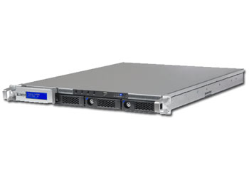 Thecus 1U4500 Single PSU 4 Bay SATA/II + eATA 1U NAS Ultra High Performance Server w/o HDD   