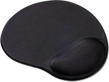 Speed-Link Black Mousepad inc Gel Wrist Rest [SL-6211-SBK]