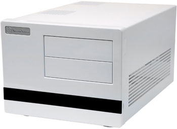 Silverstone SG02W White MicroATX SFF Aluminium Case w/o PSU