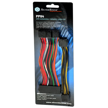 Silverstone PP04 Cable Extension Kit for EPS/ATX for PSU's 24/20+4/20 Pin    