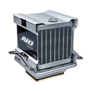 Xigmatek AIO-S80DP All-in-1 liquid cooling system (x2 80mm Rad/x2Tank/12v Pump/80m Fan/Copper Block)