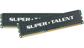 2GB (2x1GB) SuperTalent DDR3 PC3-8500 (1066MHz) 240 Pin, Non-ECC Unbuffered, CAS 7-7-7-15