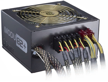 625W Enermax MODU82+ EMD625AWT Modular Quad PCI-E Rail, ATX12v 2.3 , 88% Eff, AirGuard, SafeGuard