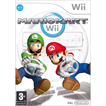Mario Kart inc Wii Wheel (Nintendo) Mario Kart finally arrives on Wii - a must for all fans !!