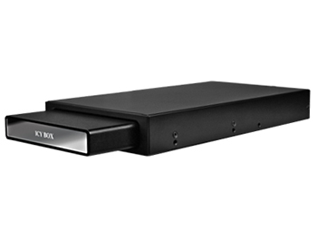 Icy Box IB-290StUSD-B 2.5" Aluminium case for SATA HDD to USB2.0 & eSATA with 3.5" docking station