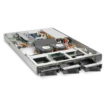 Intel Server System SR1530HSH, 1U, supports 1xQCore Xeon3300, with 3 X HotSwap HDD Bays