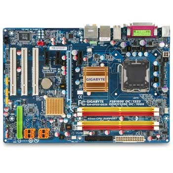 Gigabyte GA P35 DS3L Core2 P35 DDR2 SATA2 PCIE&PCI 8 Channels Audio ATX Motherboard