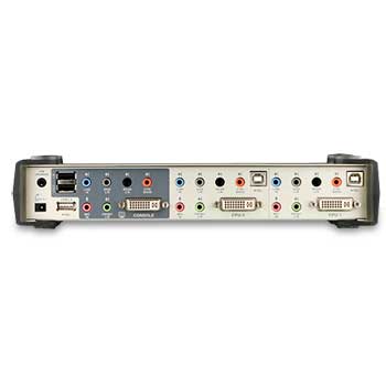 Aten CS1782 2 Port USB-DVI KVM With 7.1 Audio Support