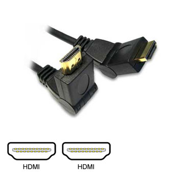 1m Scan HDMI Cable with Swivel Ends v1.3B Spec