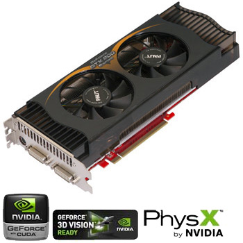 896MB Palit GTX 275  55nm, 2268MHz GDDR3, GPU 633 MHz, Shader 1404 MHz, 240 Cores