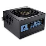 650W Corsair Professional CMPSU-650HXUK, Modular PSU with 80PLUS Bronze Certification