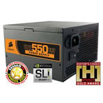 550W Corsair CMPSU-550VXUK, ATX, PS/2, 5 year Warranty