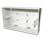 Scan double Gang White Plastic Flush Back Box Unit For RJ45 Face Plates UT-732 For Use With LN 27412