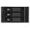 Icy Box IB-553SK for 3x 3.5" Dual Channel SATA/SAS backplane into 2x 5.25" bays