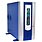 Casetek CS-1020BLM Blue Metal Case (no PSU)