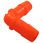 PrimoChill 1/2" - 1/2" 90° Nylon Elbow UV Orange