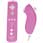 iRule IRW-L004B-PINK Wii Detachable Silicon Case for Remote & Silicon Case for Nunchuk 