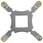 Xigmatek Crossbow I5361 backplate for i5, i7 & LGA775 sockets with 963,1283,983, D.Knight Coolers
