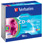 10 Pack Caketub Verbatim CD-R 43675 52x Colour Lightscribe Slim Jewel Cased