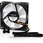 80mm Fractal Design 1400 RPM Silent Series Cooling Fan inc Rubber Fan Mounts