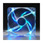 120mm Xclio 256 Colour LED Quiet Fan, Clear PC Gloss, VR Speed/LED On/Off/Set, 1500rpm