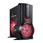 Xclio A380Colour, Tower Black+Window & 25cm Front & 25cm Side 256colour LED Cooling Fans w/o PSU 