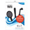 Blue Ocean 6 in 1 Black Accessory pack Wii (Tennis,Bat,Golf Attachments + Holder & 2x Wrist Strap)