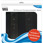 Blue Ocean Wii Remote Black Twin Wii-Mote inc Motion+ Charging station inc Rechargeable Batterys