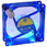 80mm Tek-Chain Blue Neon Case FAN with Manual/Auto Fan Control 