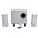 Neutac (nTech) NT-S21126 iPod 2.1 Speaker System c/w Wooden Woofer (White) - *IDEAL FOR iPOD or PC*