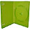 100pcs DVD Single Media Case *Green* (Holds One DVD/CD) 