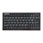 Keysonic ACK3400U Ultra Compact Mini SoftSkin Wired Keyboard, USB 1.1/2.0, Black