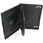 100pcs DVD Triple Media Case Charcoal/Black (Holds Three DVD's/CD's) with Cover Insert